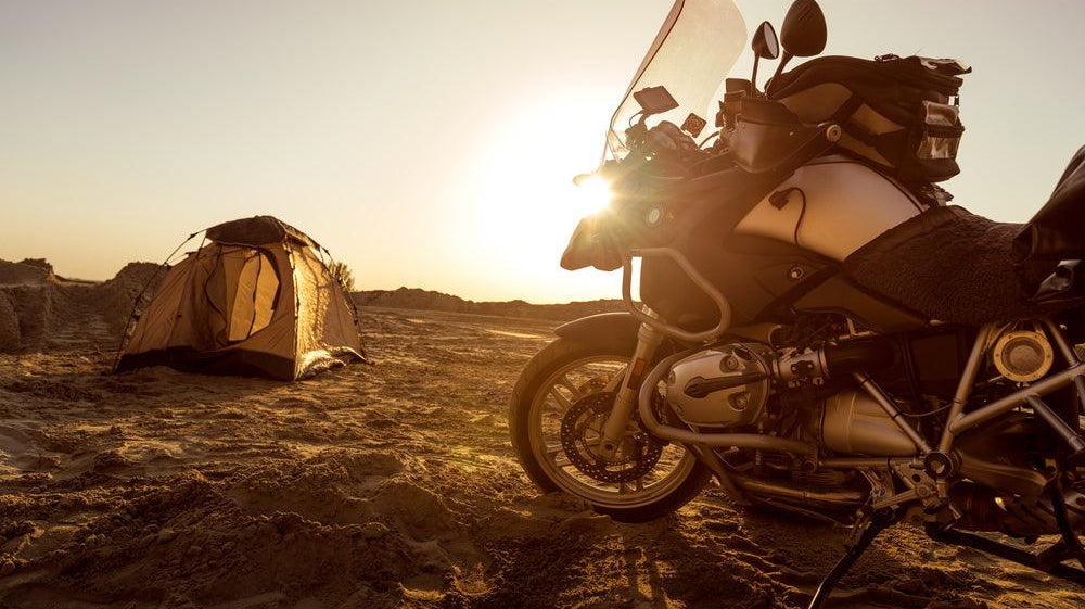 How to Go for a Long Distance Motorcycle Camping - Xtend Outdoors