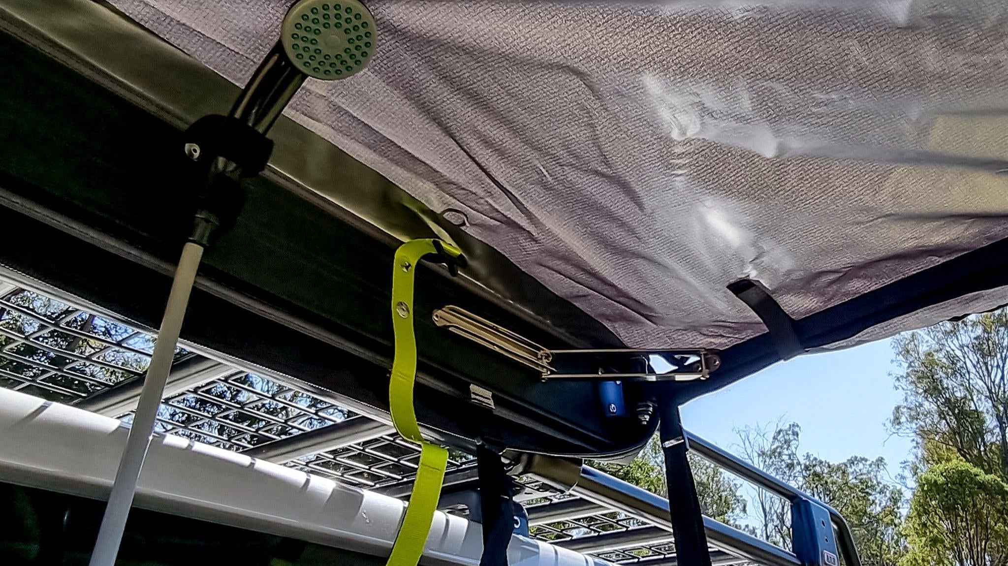 Maximising Comfort: How to Set Up a Shower With Your 4WD Awning