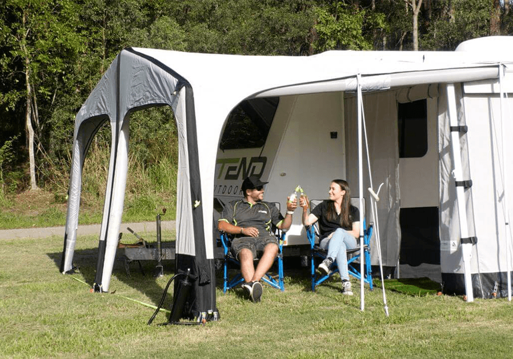 Inflatable L-Shaped Porch - Xtend Outdoors