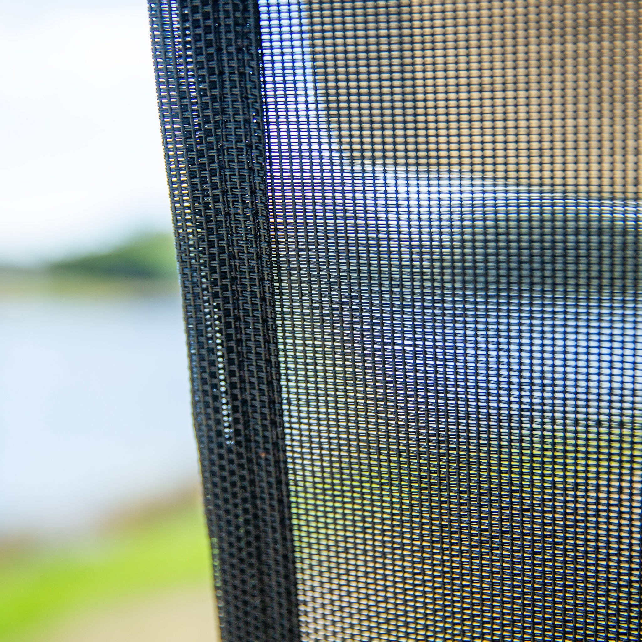 Sunblocker Privacy Screen Long Side Wall - Black