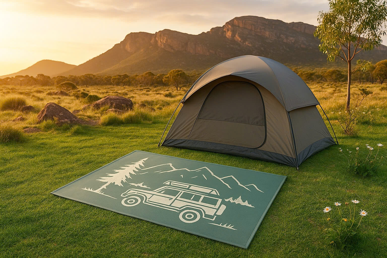 Step into Comfort: Choosing the Right Outdoor Camping Floor Mat