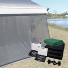 Sunblocker Privacy Walls & Flooring Bundle - Black