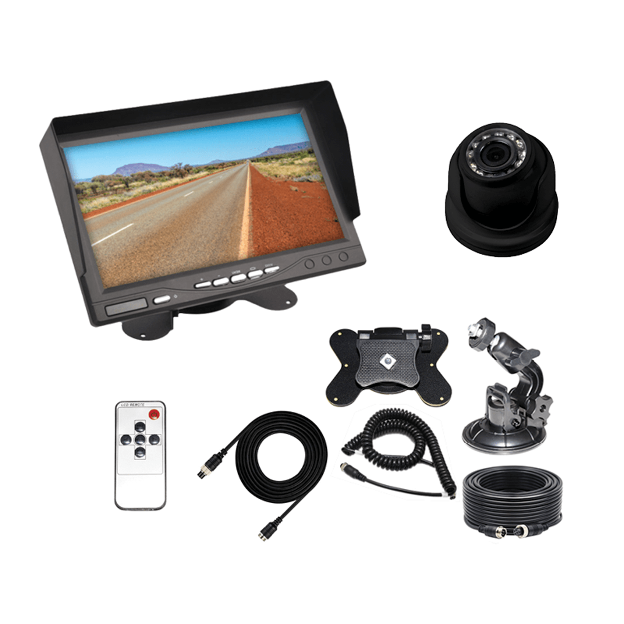 Rear View Round Camera Kit - Aussie Traveller