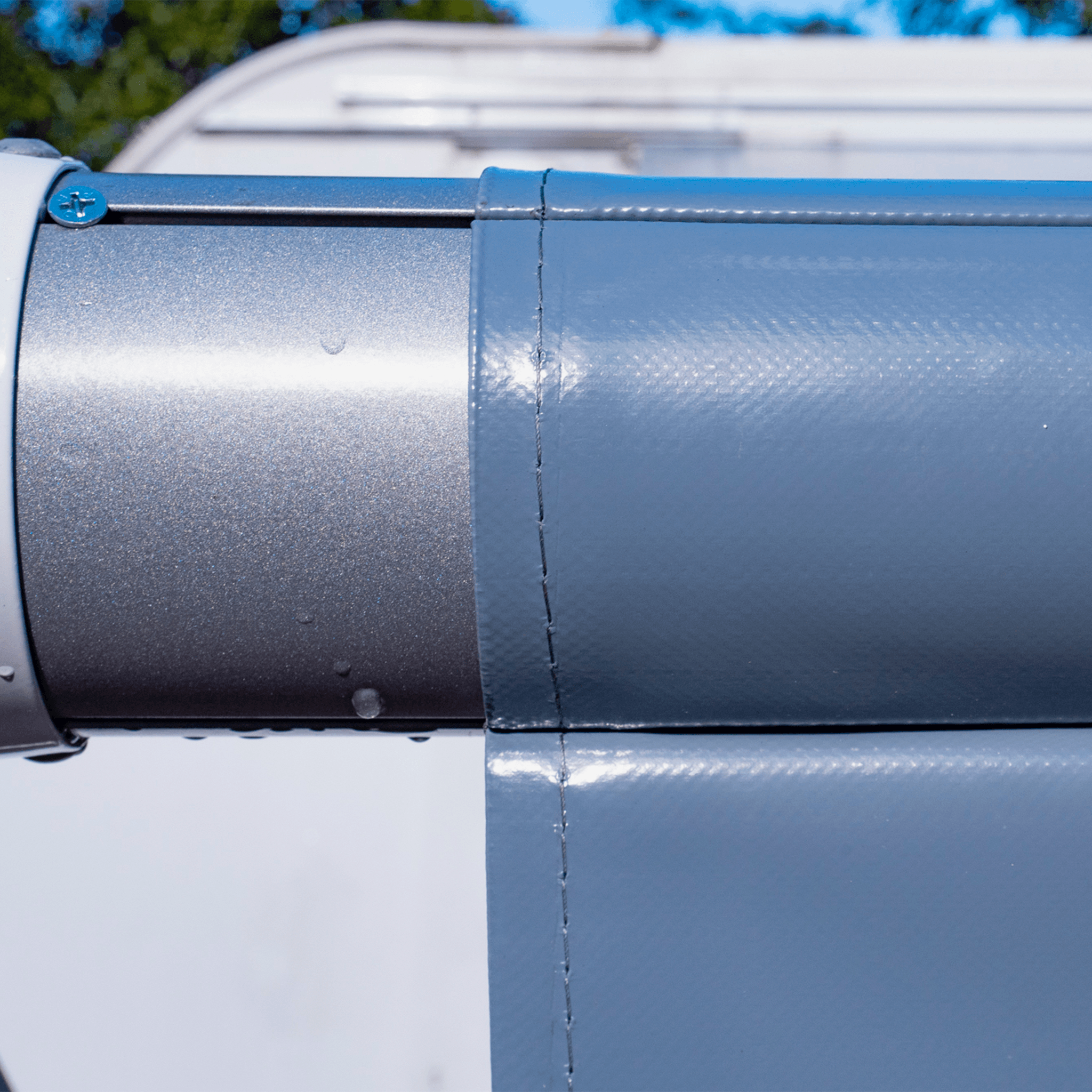 Sunburst Eclipse Awning - Grey - Aussie Traveller