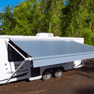 Sunburst Eclipse Awning - Grey - Aussie Traveller