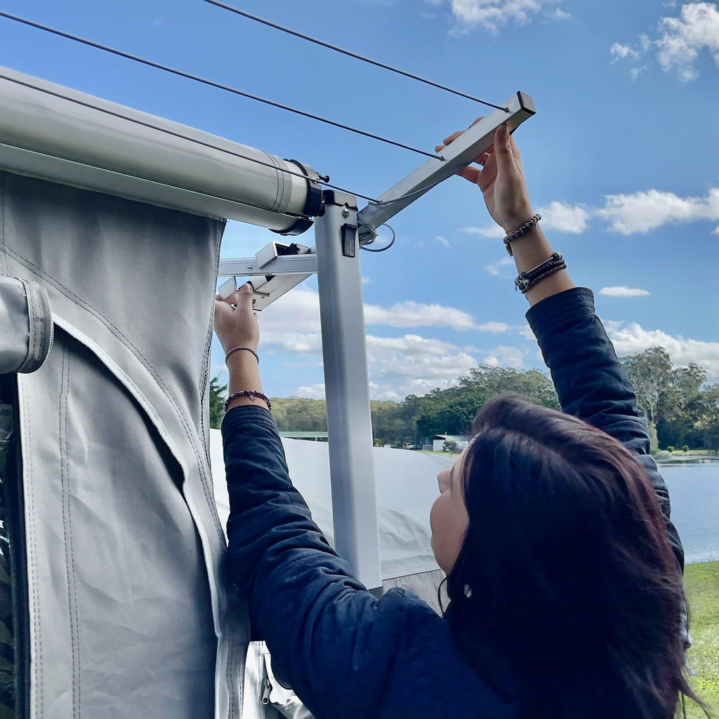 Rollout Awning Clothesline - Aussie Traveller - Xtend Outdoors