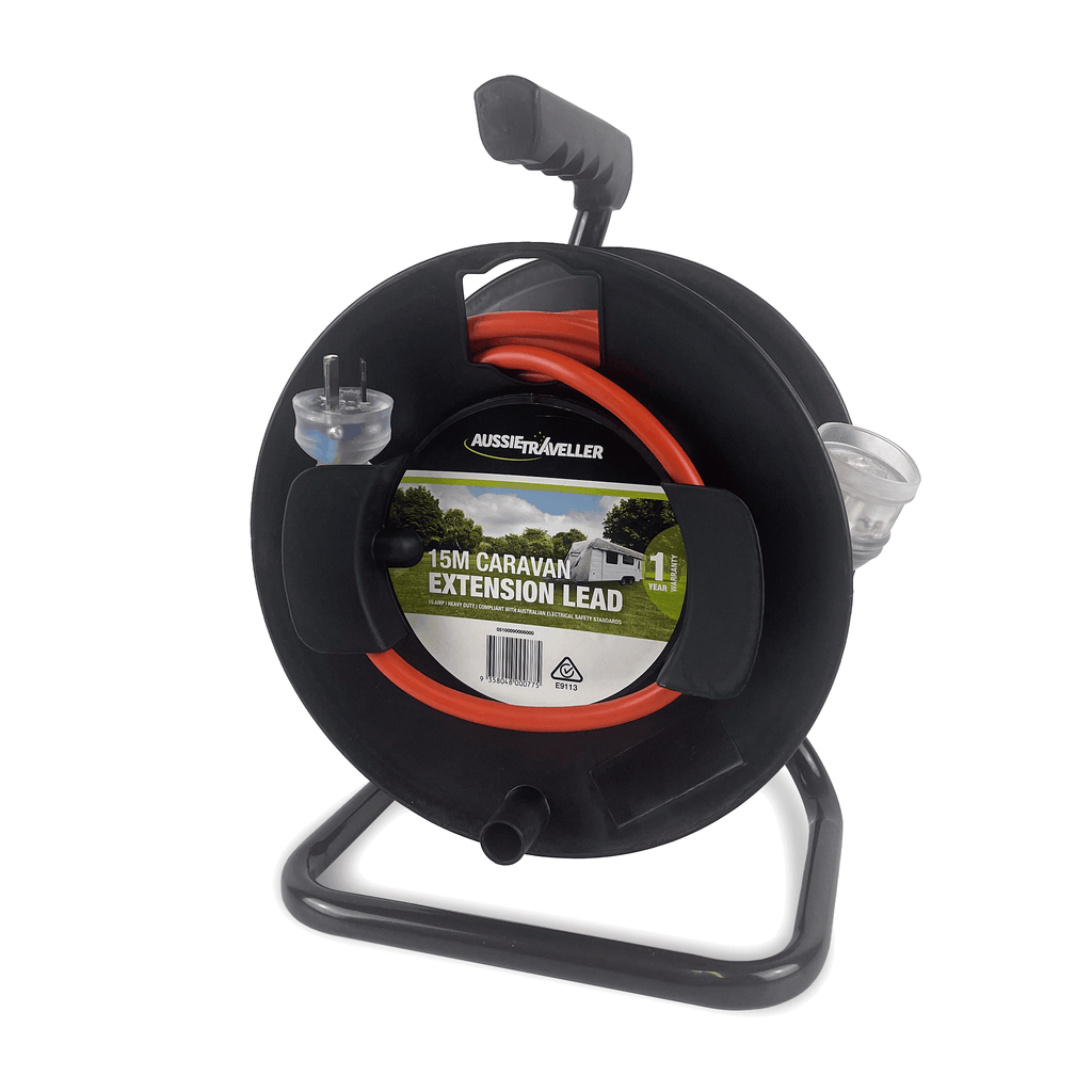 15m Extension Lead on Reel - 15Amp - Xtend Outdoors