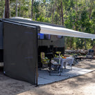 Sunblocker Privacy Screen End Wall - Black