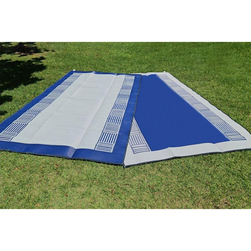 Annexe Mat - Square Pattern Navy/Grey - Xtend Outdoors