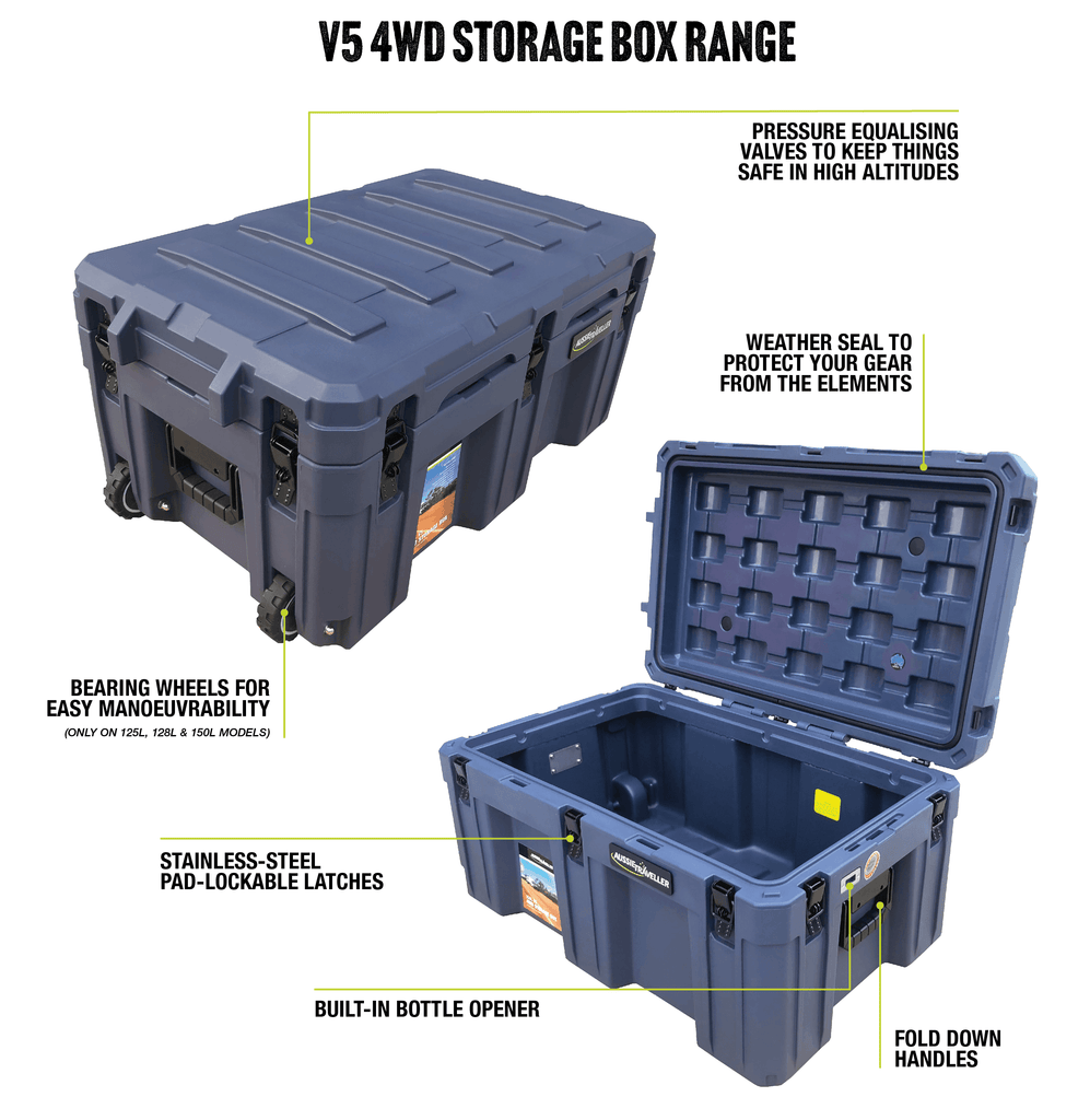 4WD Low Profile Storage Box V5 83L - Xtend Outdoors